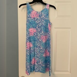 Lilly Pulitzer Blue and White Patterned Dress